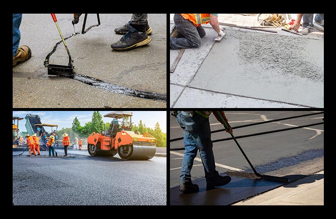 Concrete sealing and asphalt repair service